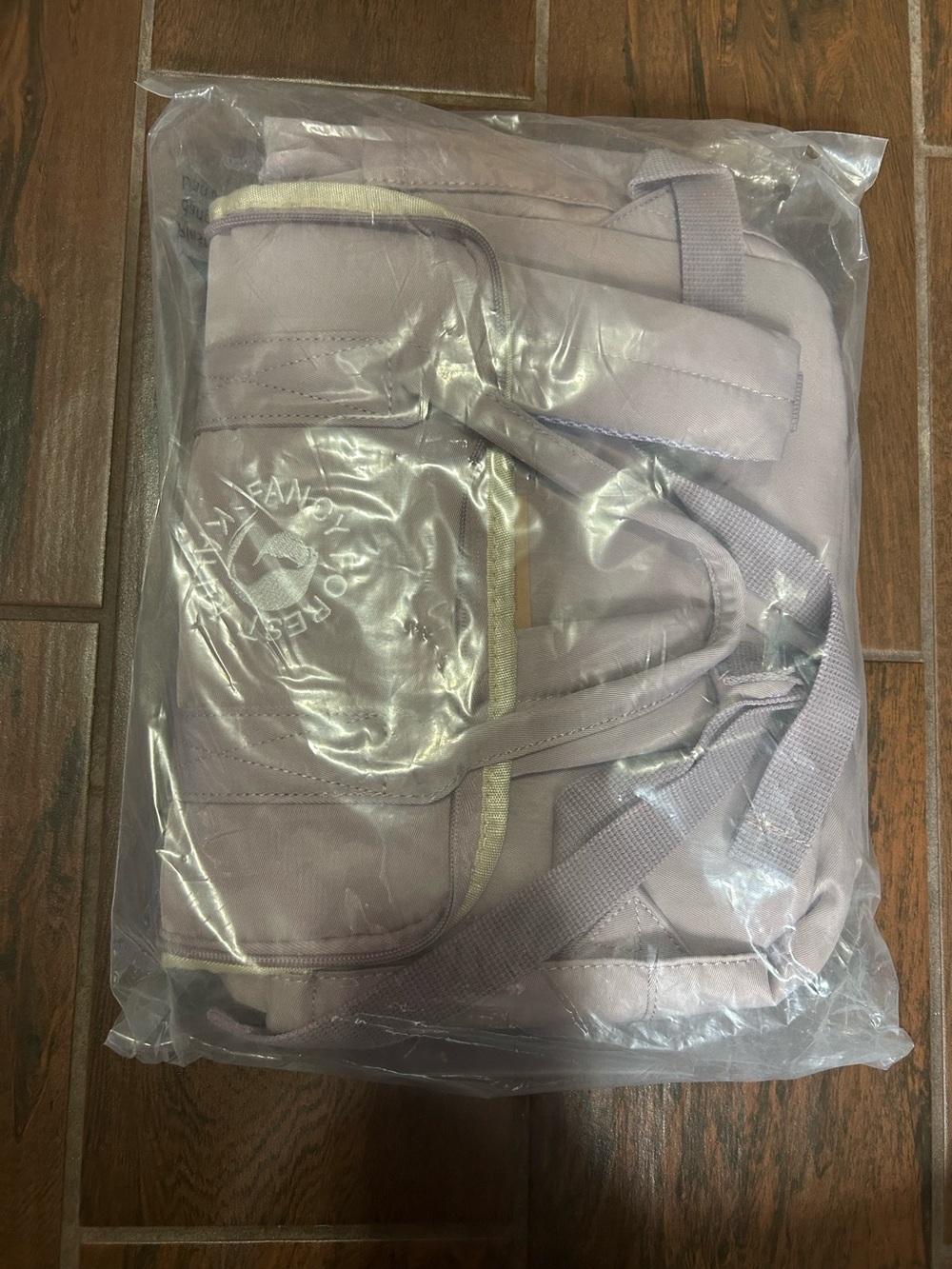 Kalidi Fancy Forest Purple Nylon School Travel 17 Liters Laptop Backpack - Picture 3 of 4